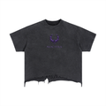 Vintage Wash Boxy Distressed Hem T-Shirt