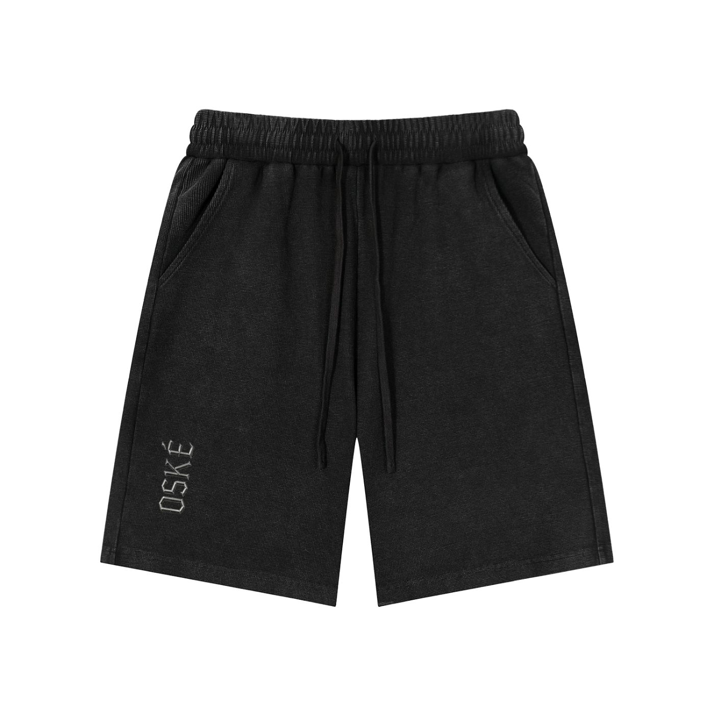 Mineral Wash Waffle Knit Shorts