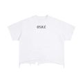 Vintage Wash Boxy Distressed Hem T-Shirt