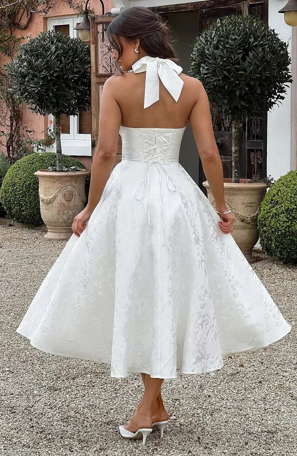 Elegant Lace Up A-line Slim Long Dress Women Chic Sleeveless Deep V-neck High Waist Pleated Dresses Lady Night Party Robe 2026