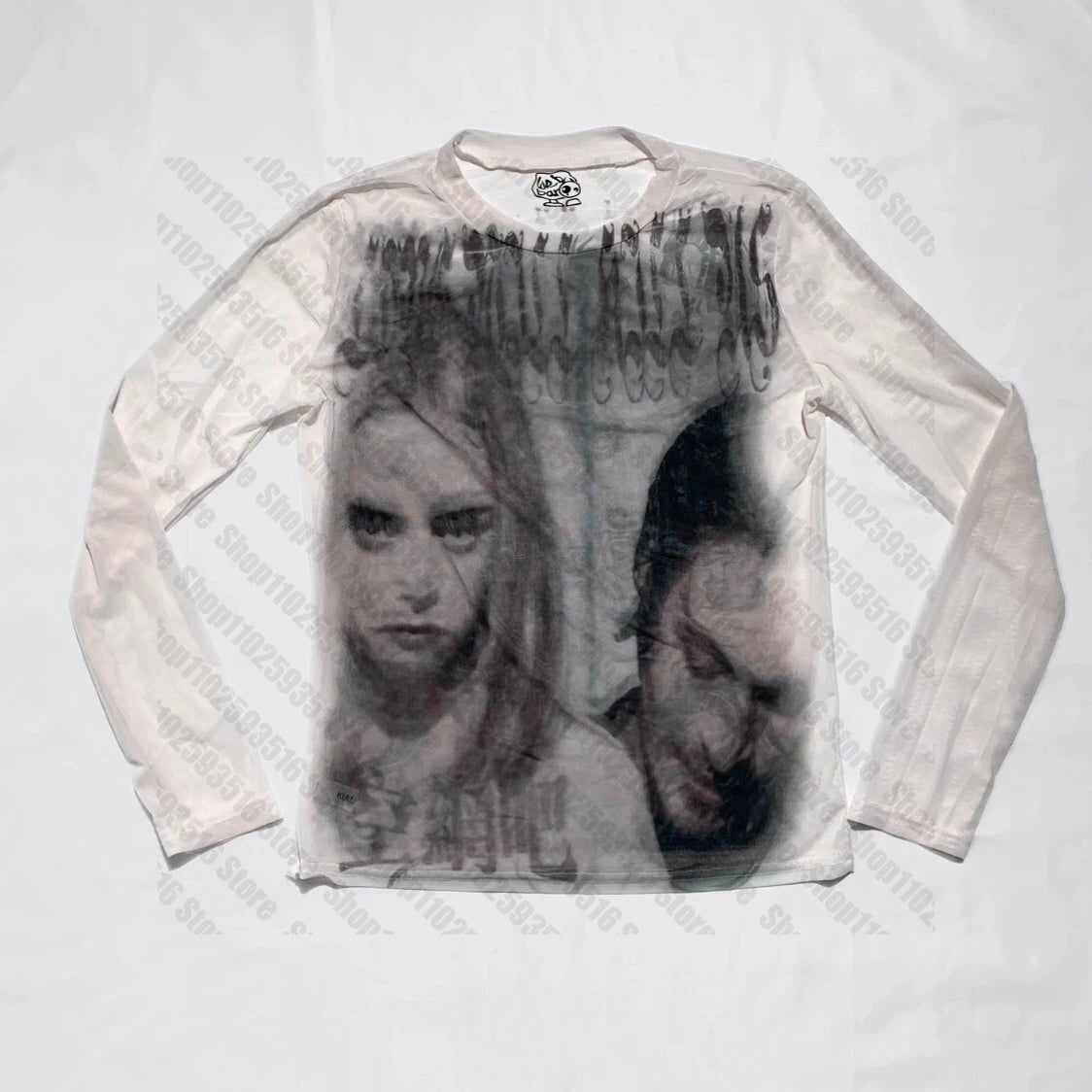 Japanese Y2k Tops Woman T-shirts Clothing Female Crop Top Women Baby Tees Y2k Kitty Goth Long Sleeve Harajuku Grunge Clothes Emo